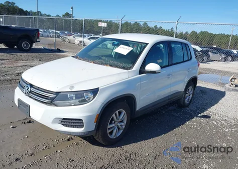 2014 Volkswagen Tiguan S z USA, uszkodzony, nr VIN WVGAV3AX3EW567791
